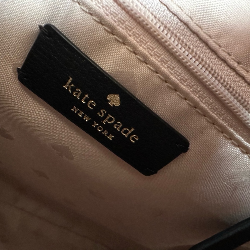 Kate Spade New York Adel Flap Leather Backpack Shoulder Bag, Medium - Black - Picture 5 of 15